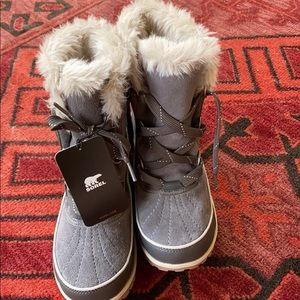 Grey Sorel Carnival Boots